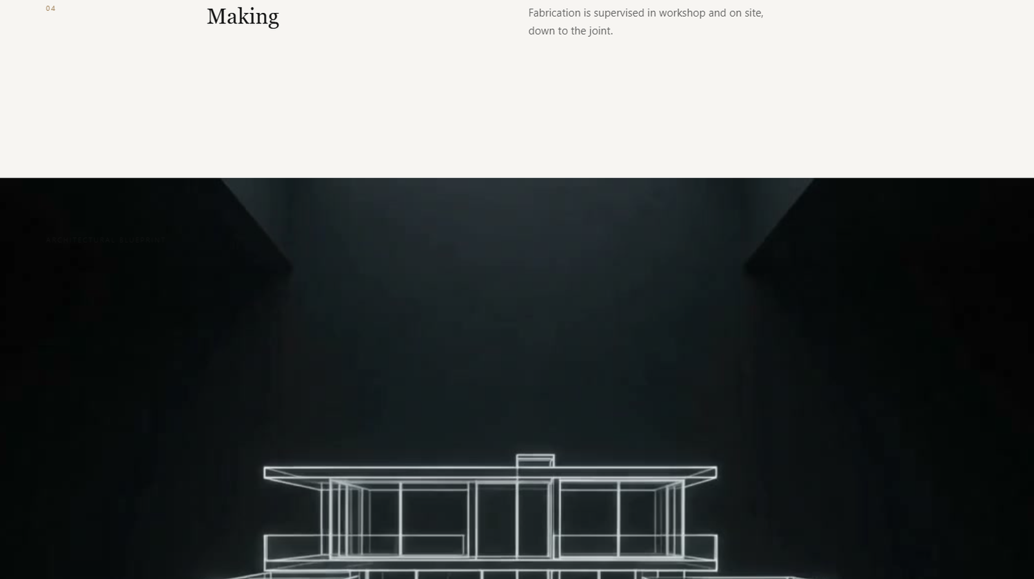 Blueprint section